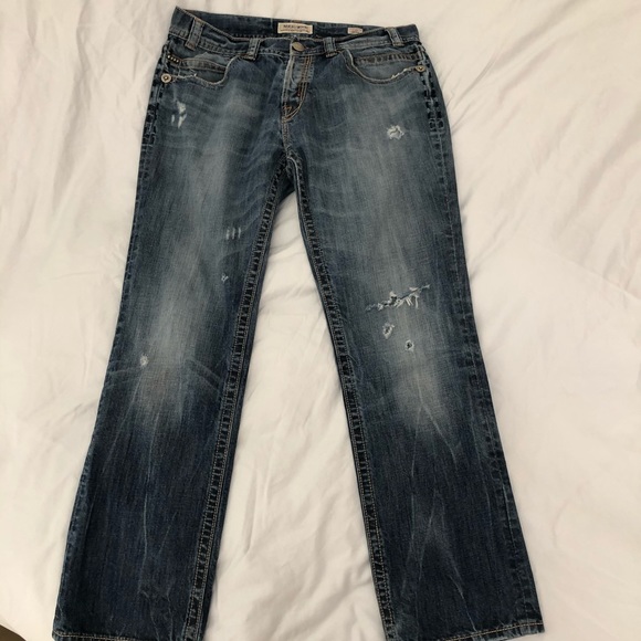 MEK Ulan-Bator Straight Jeans w/ Back Zip - Picture 8 of 11